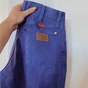 dead stock purple wranglers waist size 26”